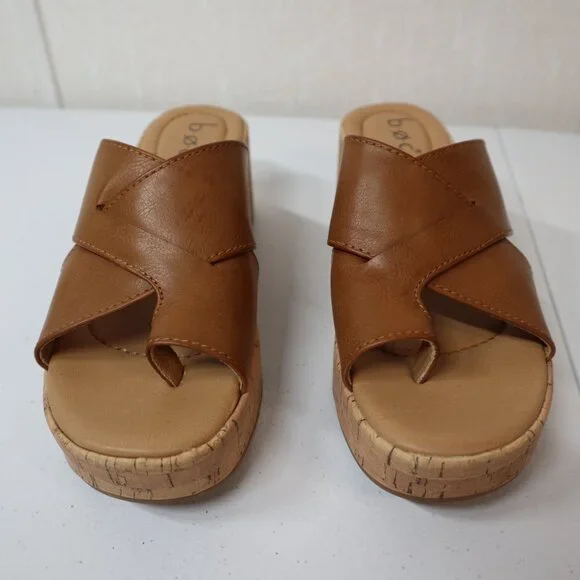 SHOW MORE b.o.c. Born Concept Sunny Wedge Sandal TAN - Picture 2 of 9